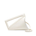 Front angle shot of NOIRANCA handbag Althea in Ivory with a strap