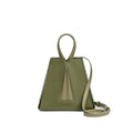 Front angle shot of NOIRANCA handbag Grace Mini in Olive Green
